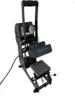 Professionel Semi-Automatisk Varmepresser med Dobbelt Varme Kasket Modul - 15x15 cm Semi automatisk varmepresser med 15x15cm plade og dobbelt varme kasket modul